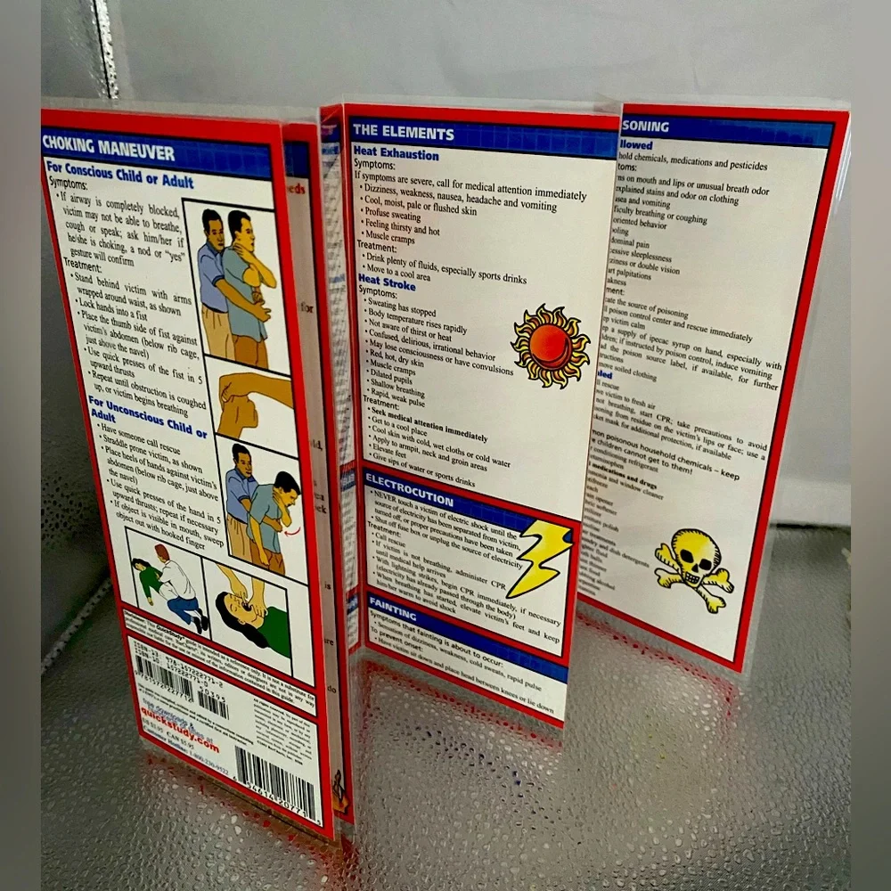 “First Aid” Laminated Reference Guide - Picture 3 of 4